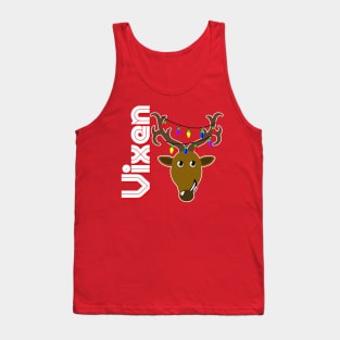 Family Christmas Photo "Vixen" Design Tank Top